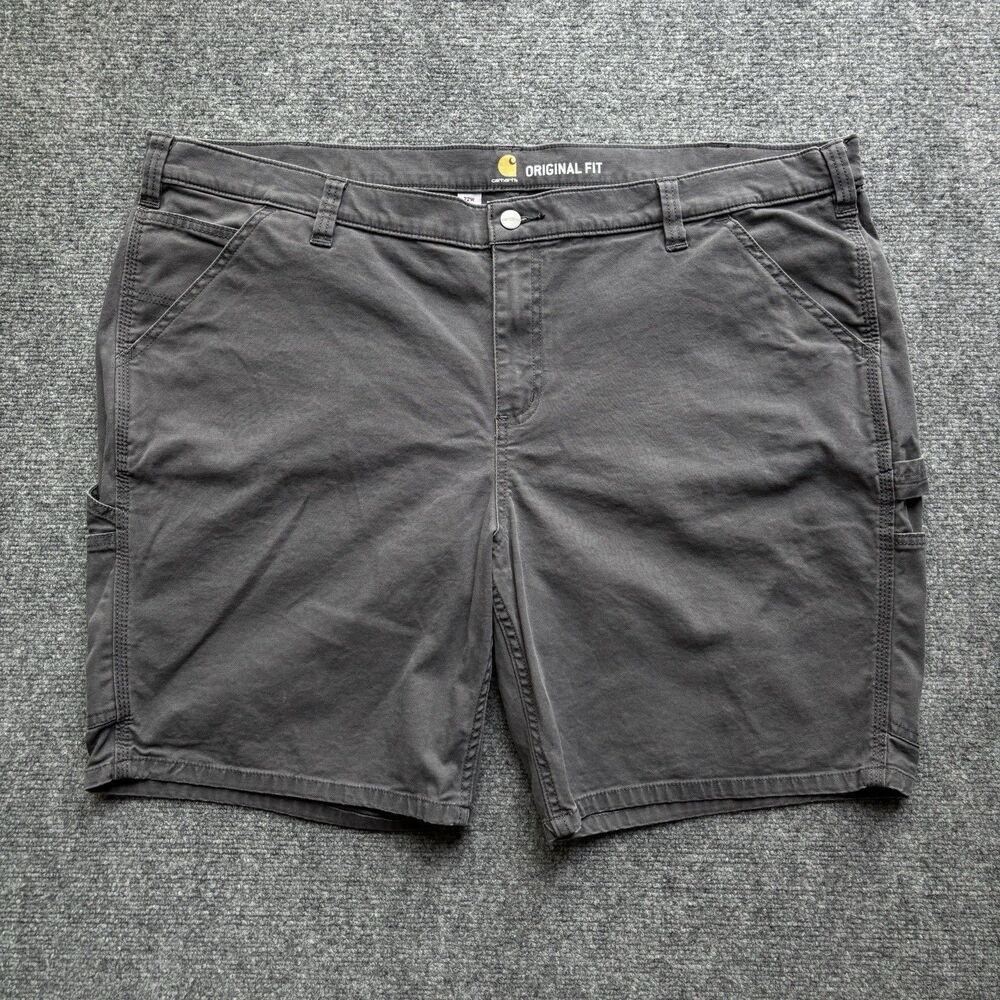 Carhartt Carpenter Shorts Gray Men’s Size 44 Utility Pockets Hammer Loop